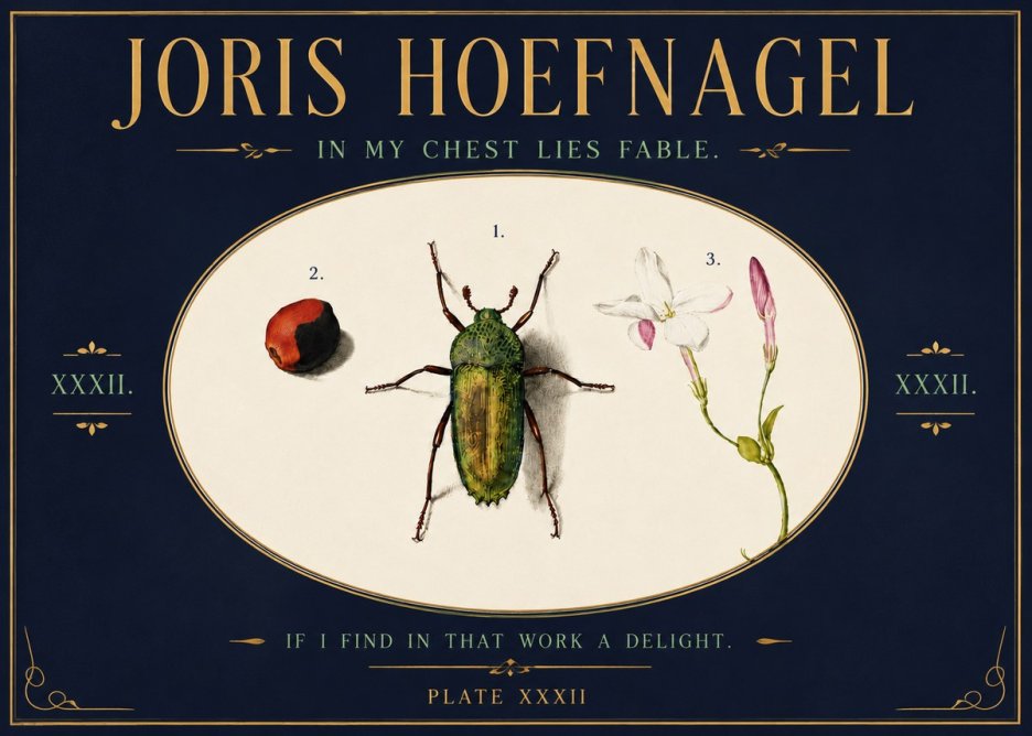 Joris Hoefnagel In My Chest Lies Fable No4 - Plakát