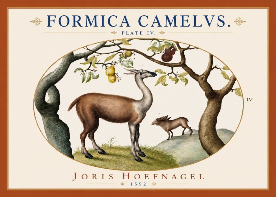 Joris Hoefnagel Formicamelus. No4 - Plakát