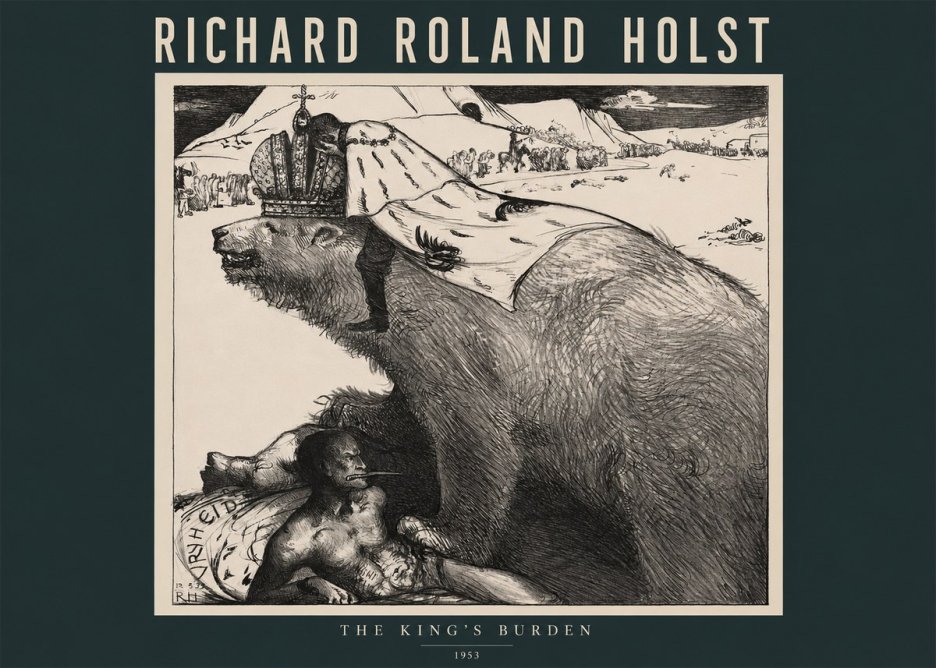 Richard Roland Holst The King's Burden No2 - Plakát