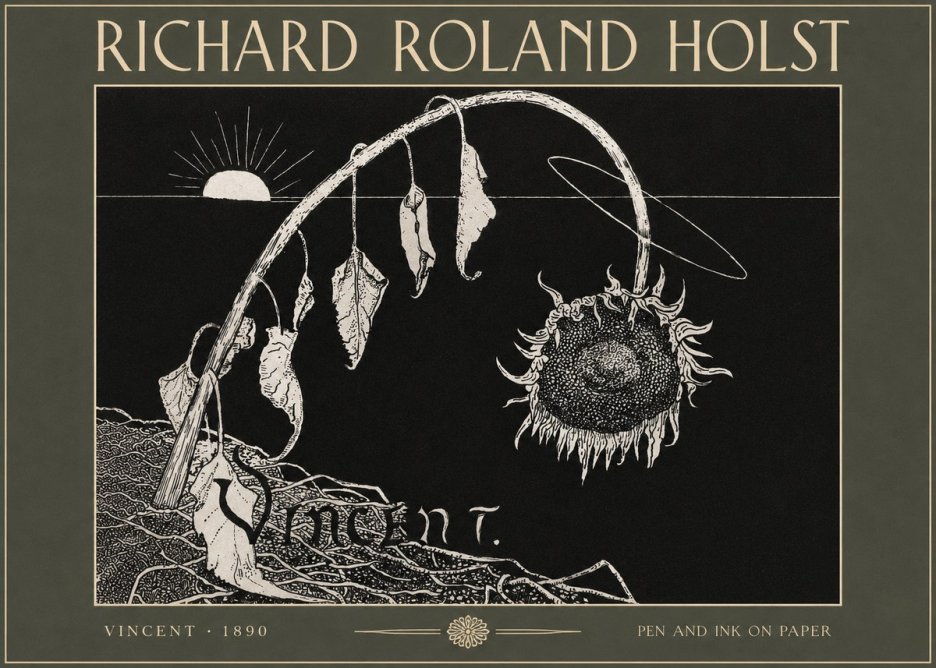 Richard Roland Holst Vincent No4 - Plakát