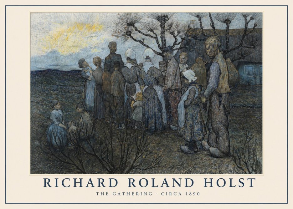 Richard Roland Holst The Gathering No1 - Plakát