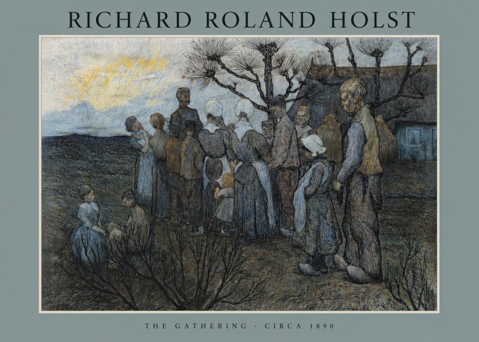 Richard Roland Holst The Gathering No2 - Plakát