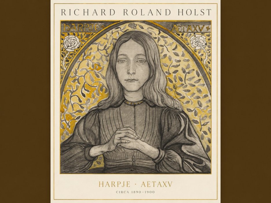 Richard Roland Holst Harpje · Aetaxv No1 - Plakát