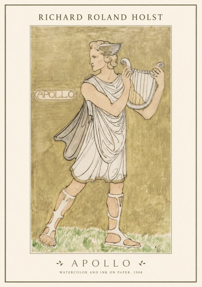 Richard Roland Holst Apollo No1 - Plakát