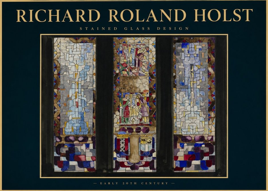 Richard Roland Holst Stained Glass Design No2 - Plakát