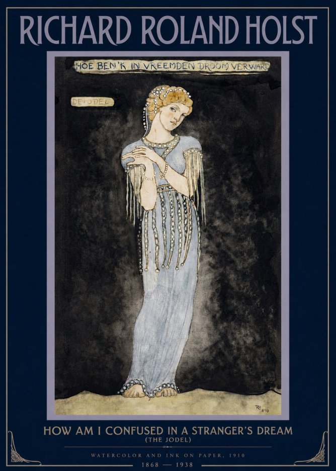 Richard Roland Holst How Am I Confused in a Stranger's Dream No2 - Plakát