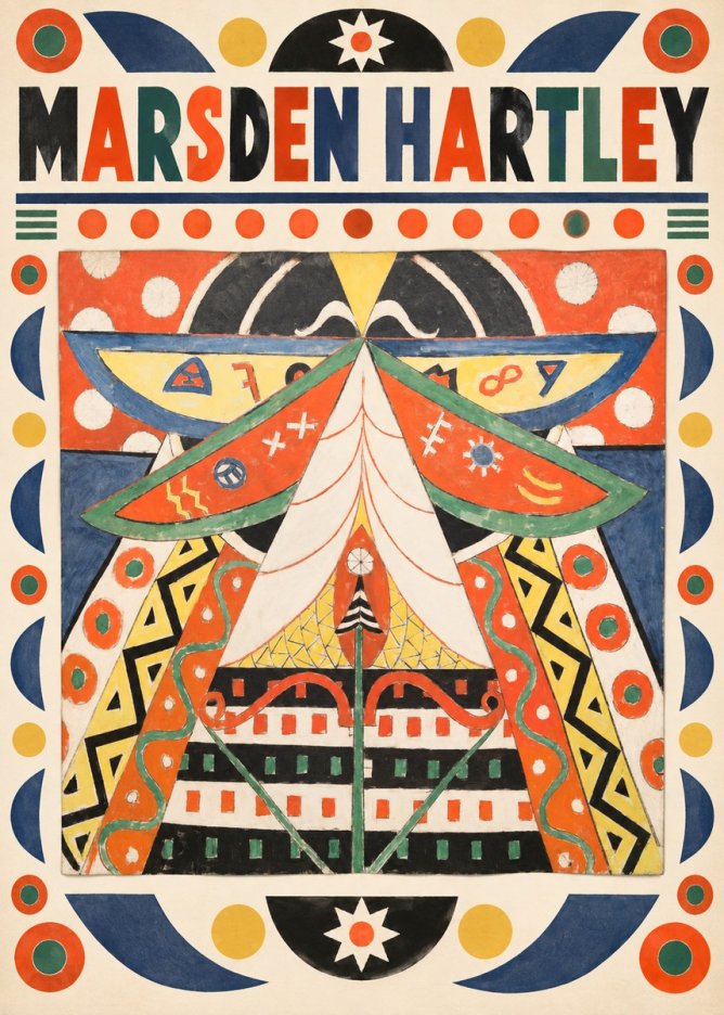Marsden Hartley Painting No. 5 No3 - Plakát