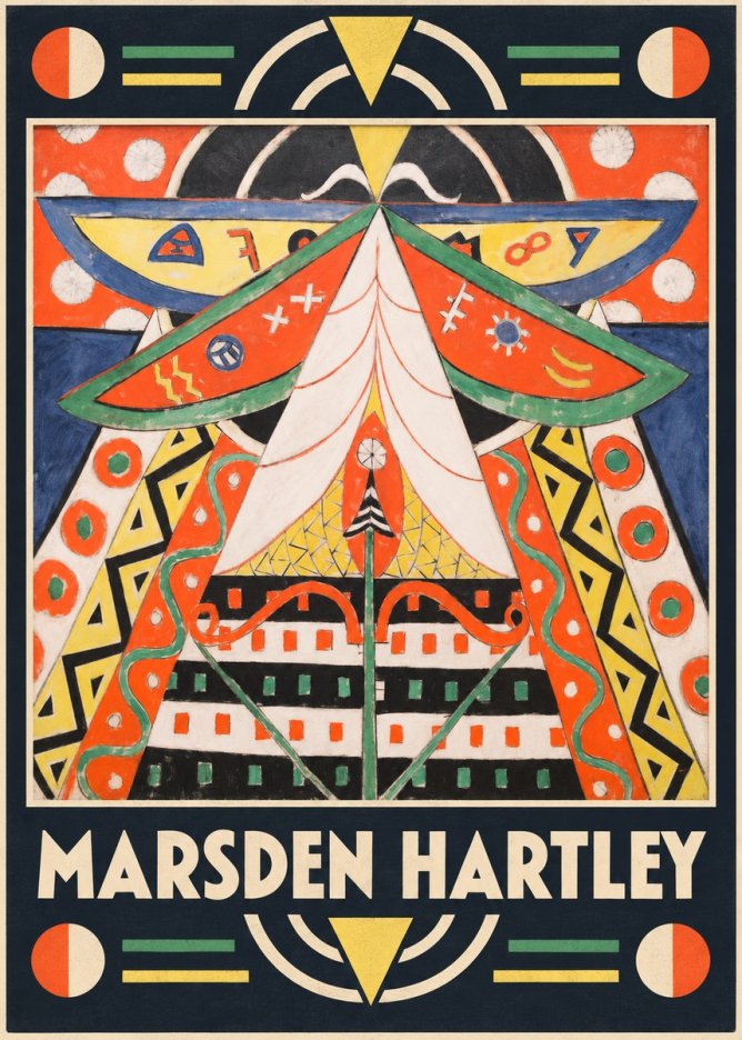 Marsden Hartley Painting No. 5 No5 - Plakát