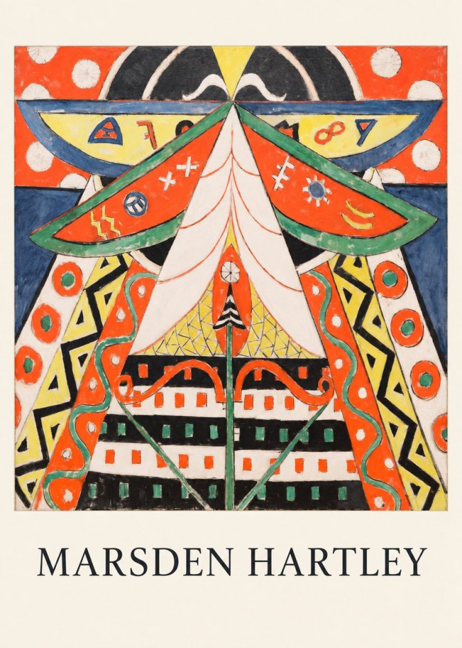 Marsden Hartley Painting No. 5 No6 - Plakát