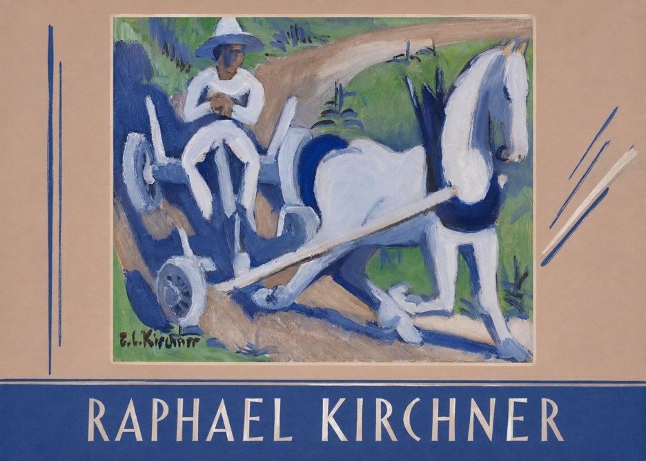 Raphael Kirchner Horse and Cart No2 - Plakát