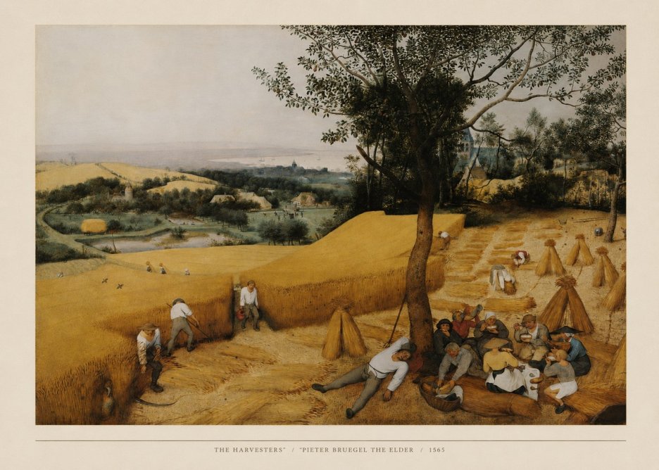Pieter Bruegel The Harvesters II No5 - Plakát