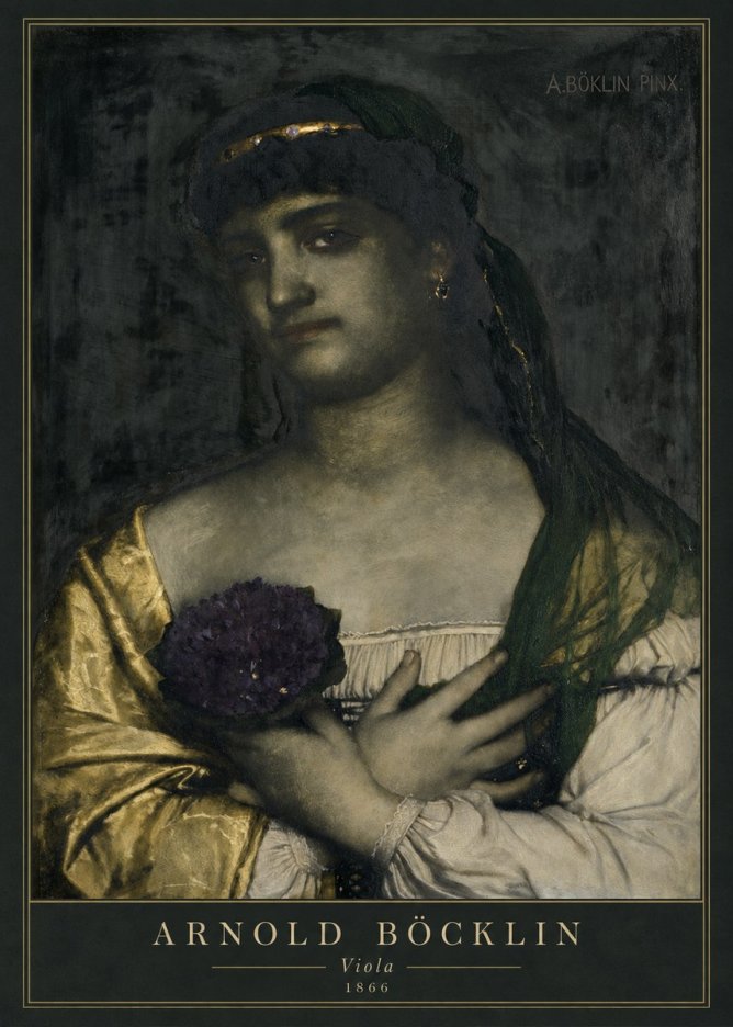 Arnold Böcklin Viola No3 - Plakát