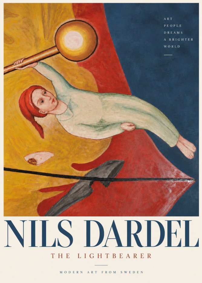 Nils Dardel The Lightbearer No4 - Plakát
