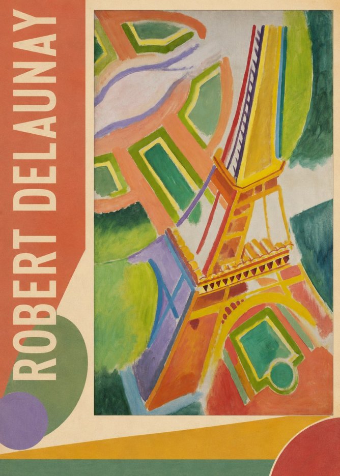 Robert Delaunay Tour Eiffel No2 - Plakát