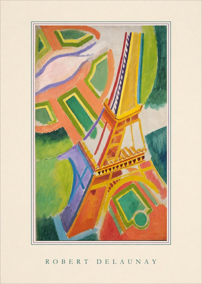 Robert Delaunay Tour Eiffel No4 - Plakát