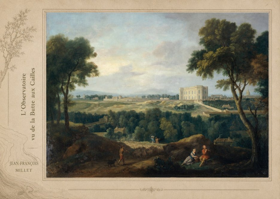 Jean-François Millet L'observatoire, Vu De La Butte Aux Cailles No2 - Plakát