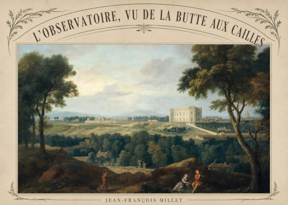Jean-François Millet L'observatoire, Vu De La Butte Aux Cailles No3 - Plakát