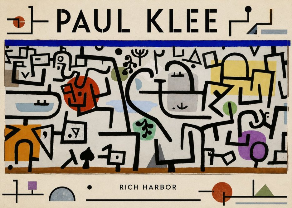 Paul Klee Rich Harbor No1 - Plakát