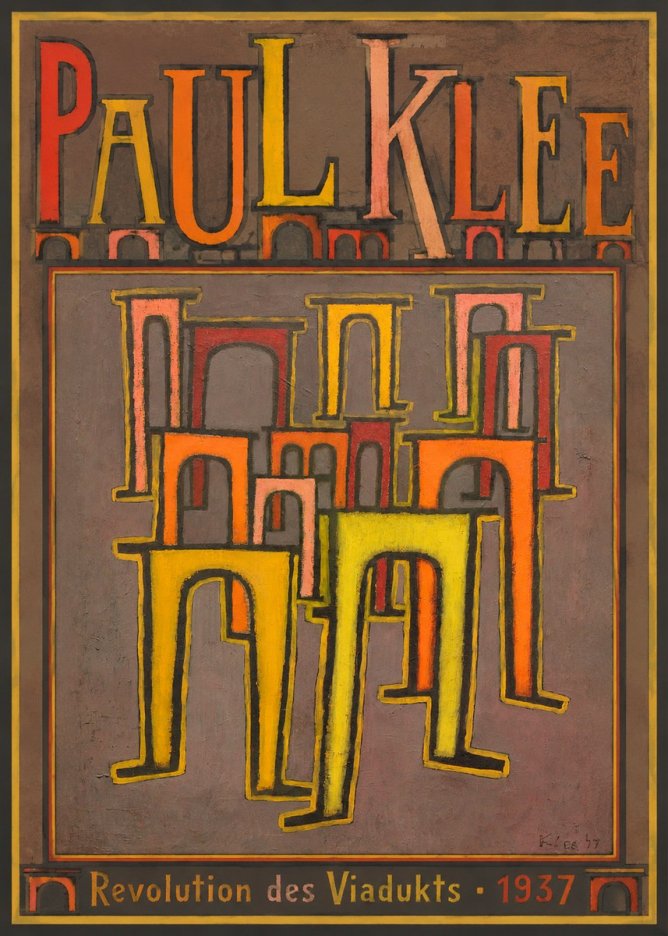 Paul Klee Revolution Des Viadukts No5 - Plakát