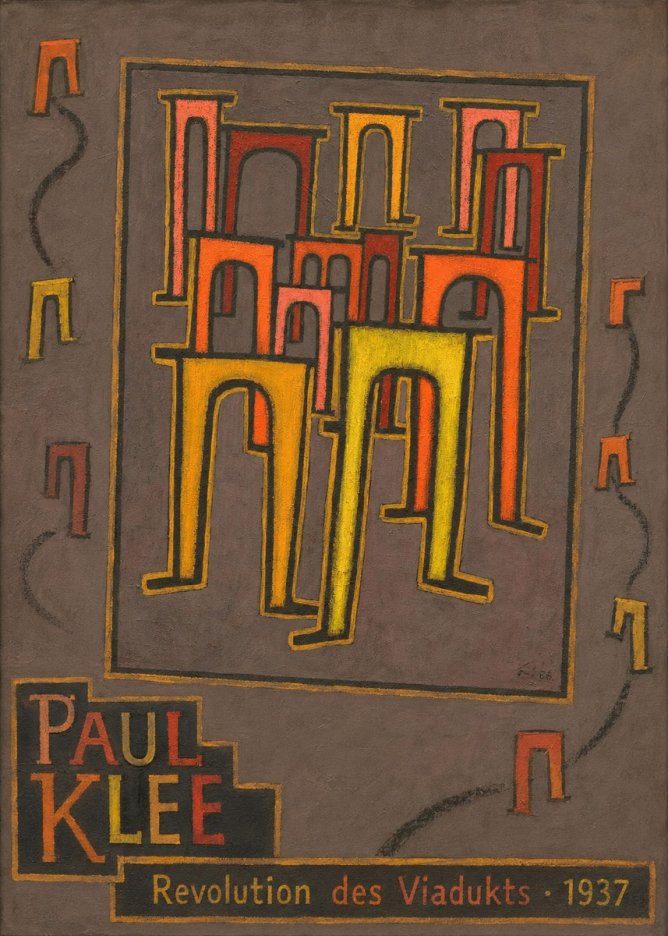 Paul Klee Revolution Des Viadukts No6 - Plakát