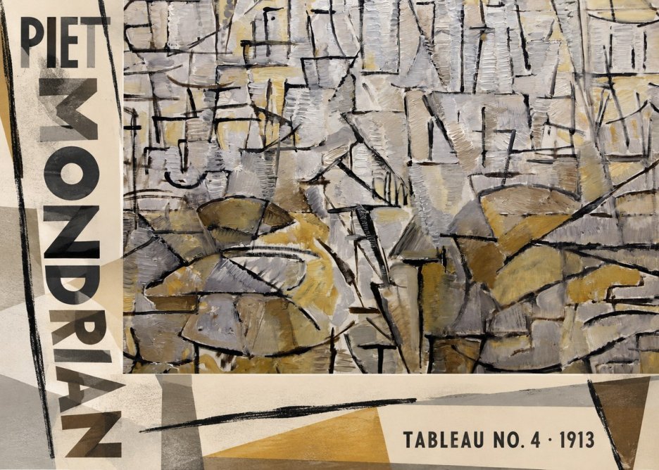 Piet Mondrian Tableau No. 4 No6 - Plakát
