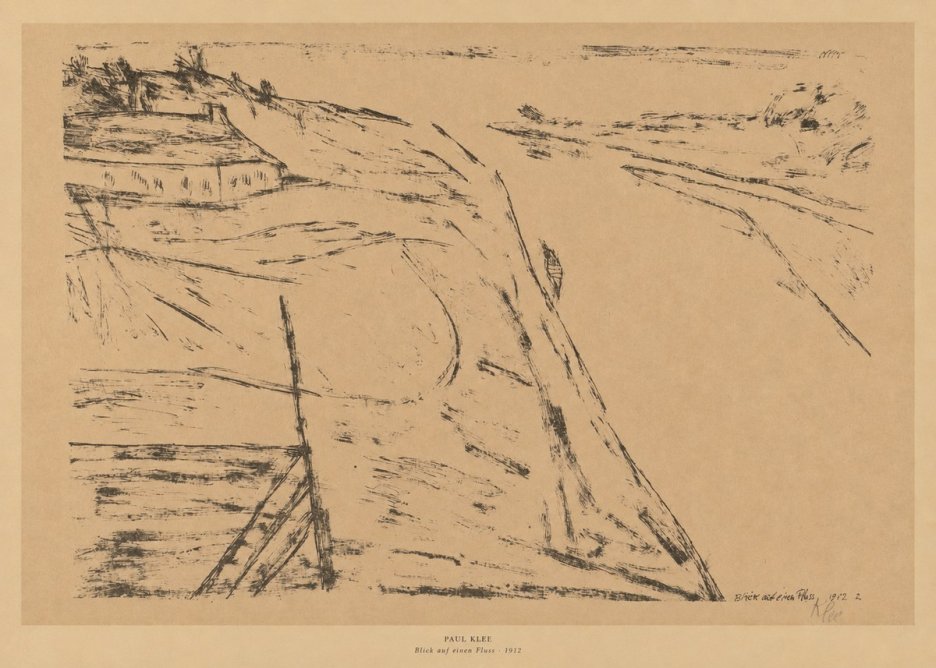 Paul Klee Blick Auf Einen Fluss No6 - Plakát