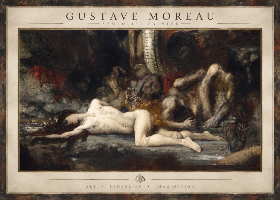Gustave Moreau Despair No1 - Plakát