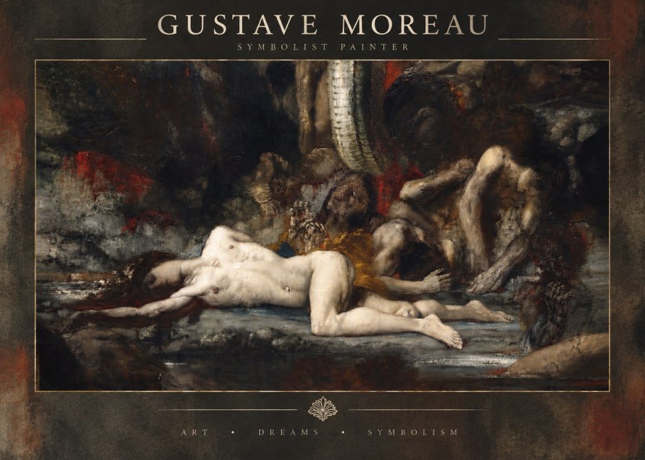 Gustave Moreau Despair No5 - Plakát