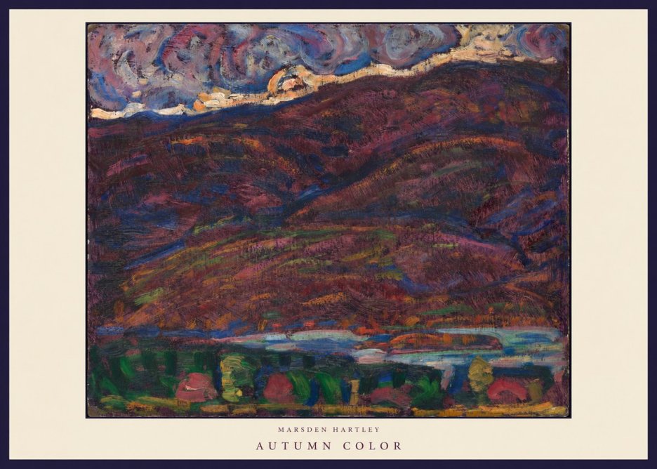 Marsden Hartley Autumn Color No6 - Plakát