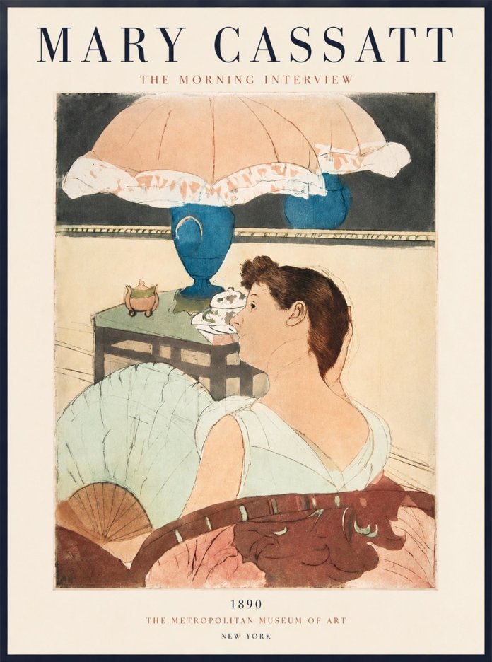 Mary Cassatt The Morning Interview No2 - Plakát