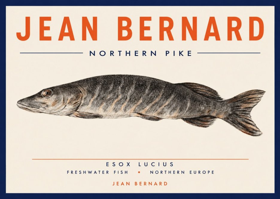 Jean Bernard Australian Lungfish No3 - Plakát