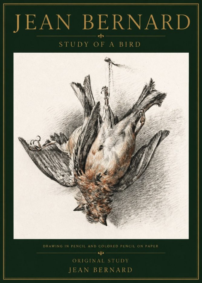 Jean Bernard Study of a Bird IV No5 - Plakát