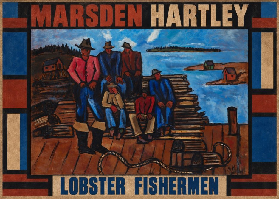 Marsden Hartley Lobster Fishermen I No2 - Plakát