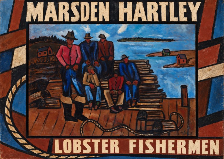 Marsden Hartley Lobster Fishermen I No3 - Plakát