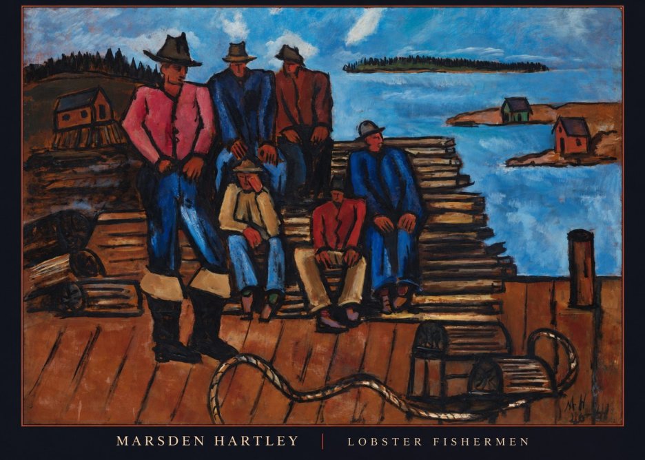 Marsden Hartley Lobster Fishermen I No4 - Plakát