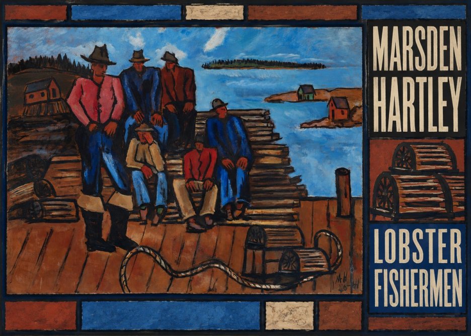 Marsden Hartley Lobster Fishermen I No5 - Plakát