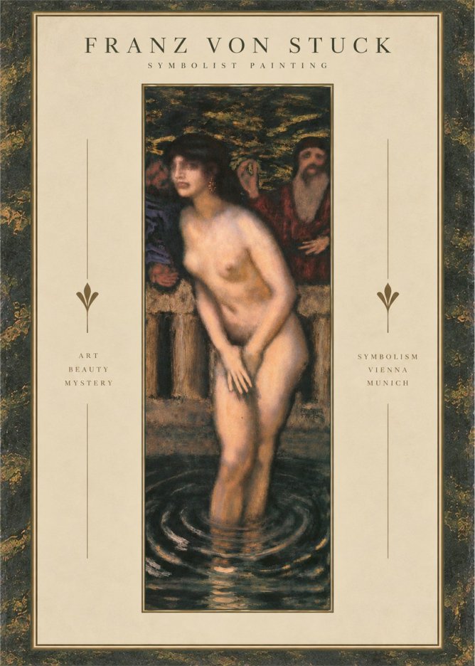Franz von Stuck Susanna No4 - Plakát