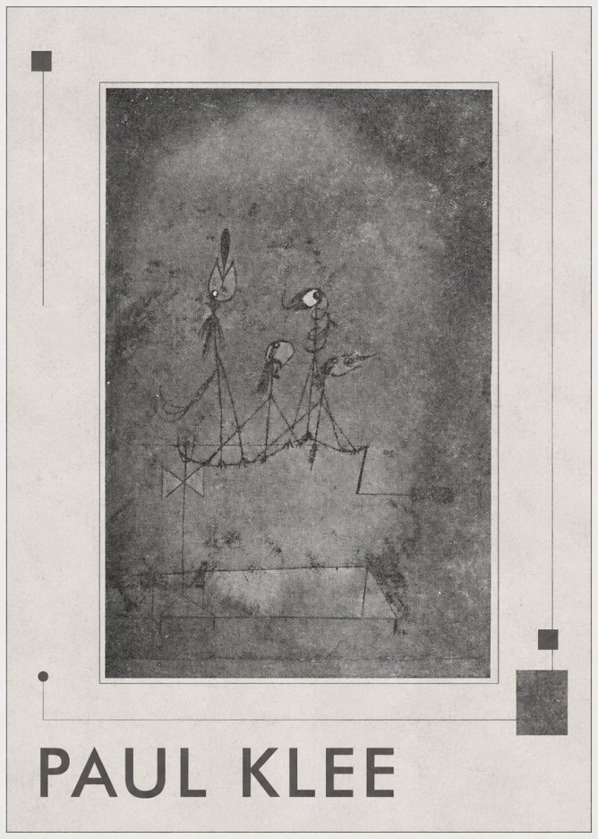 Paul Klee Group of Figures No1 - Plakát