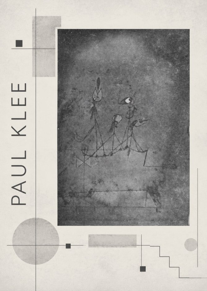 Paul Klee Group of Figures No2 - Plakát