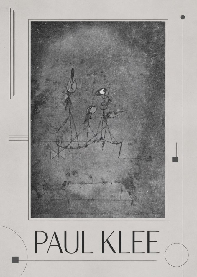 Paul Klee Group of Figures No4 - Plakát
