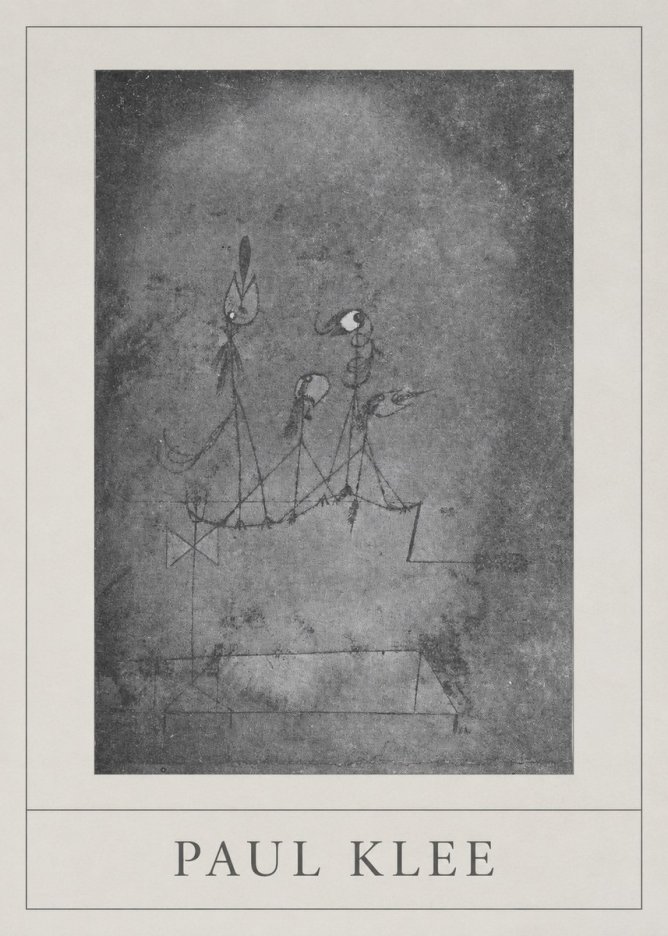 Paul Klee Group of Figures No5 - Plakát