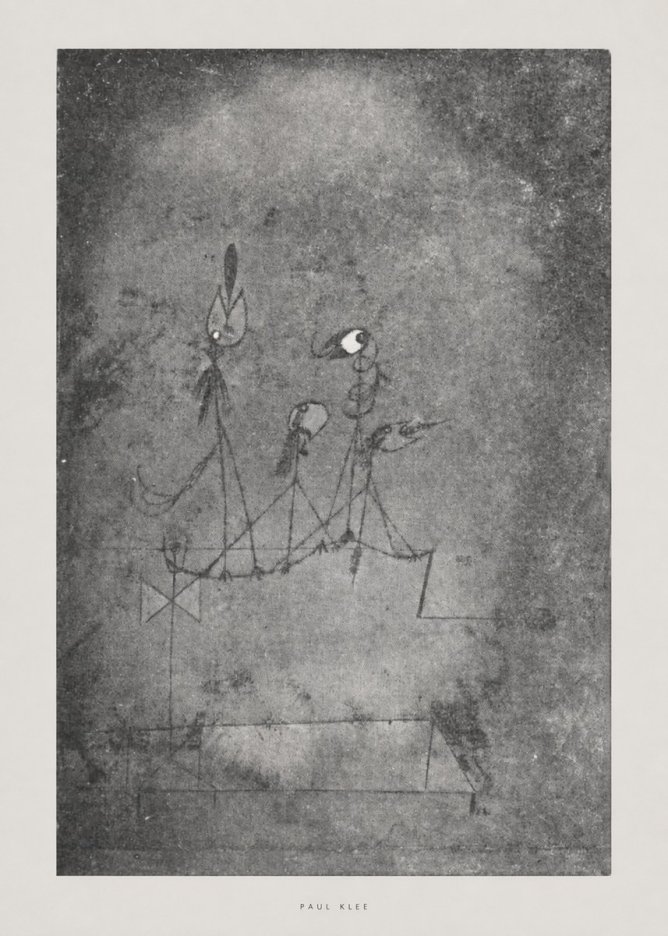 Paul Klee Group of Figures No6 - Plakát