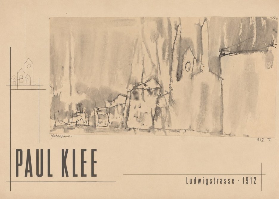 Paul Klee Ludwigstrasse No2 - Plakát