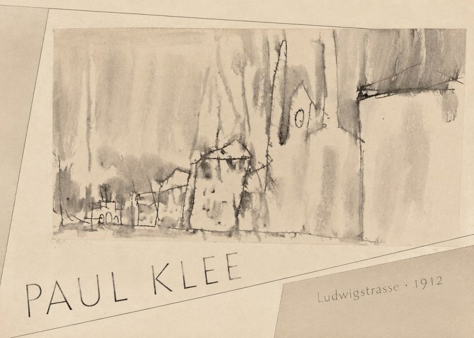 Paul Klee Ludwigstrasse No5 - Plakát