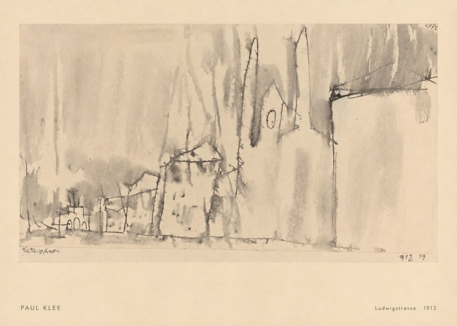Paul Klee Ludwigstrasse No6 - Plakát
