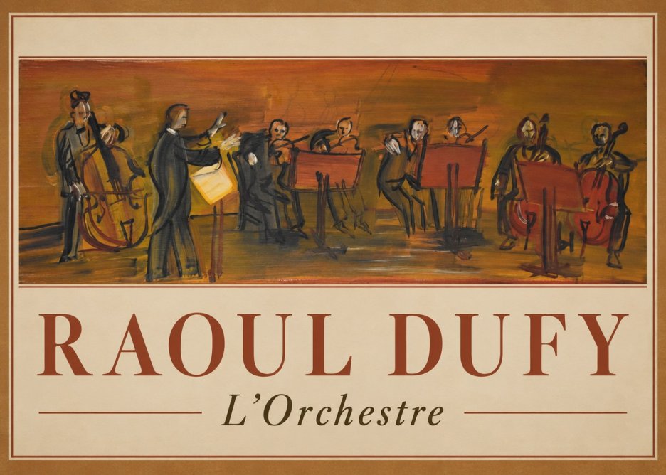 Raoul Dufy L'orchestre No1 - Plakát