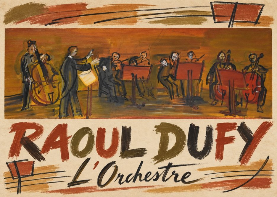 Raoul Dufy L'orchestre No3 - Plakát