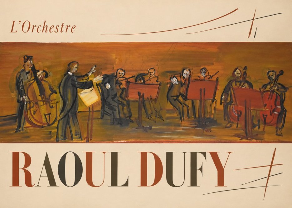 Raoul Dufy L'orchestre No6 - Plakát