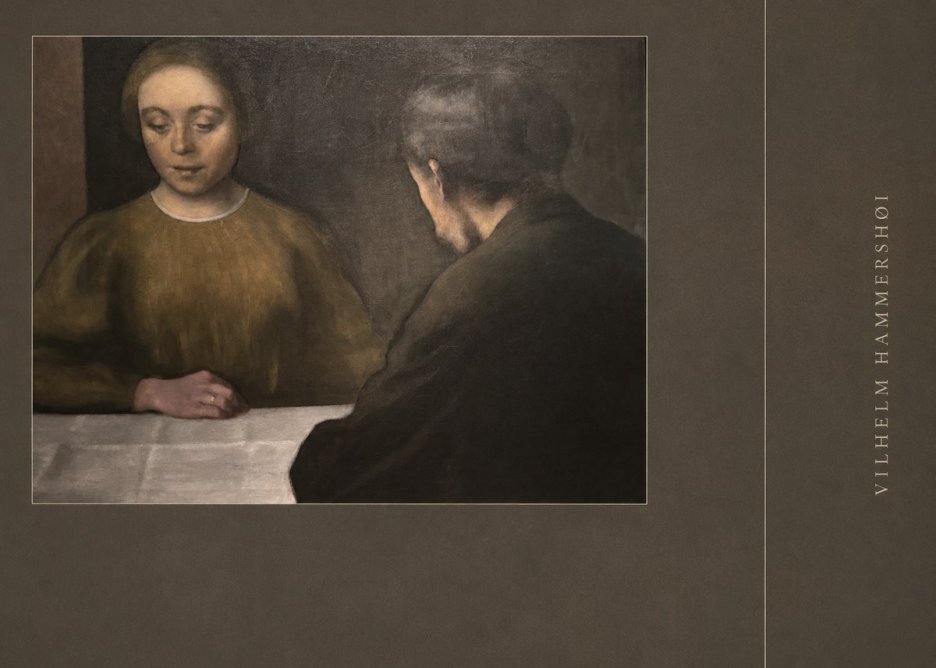 Vilhelm Hammershøi A Conversation No2 - Plakát