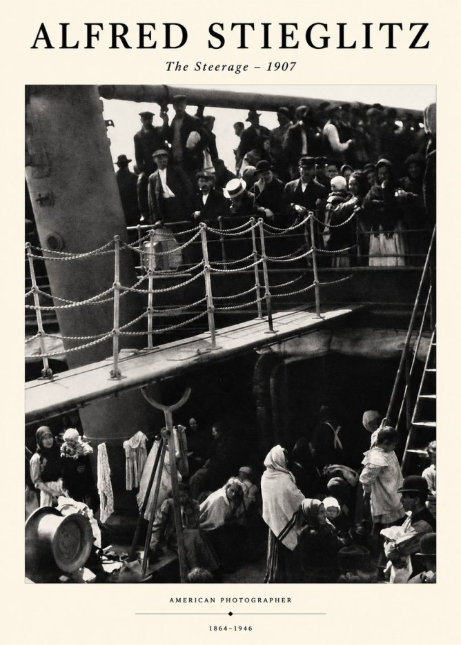 Alfred Stieglitz The Steerage – 1907 No1 - Plakát